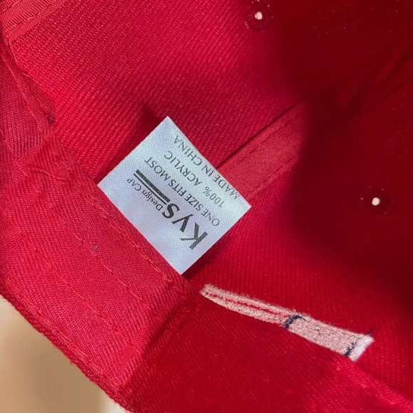 Trump 2020 MAGA Red Embroidered Hat Flag Size One Size Mens Republican Political - Picture 7 of 9